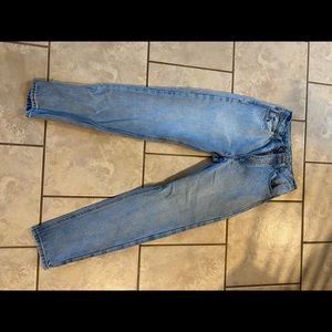 Light blue mom jeans